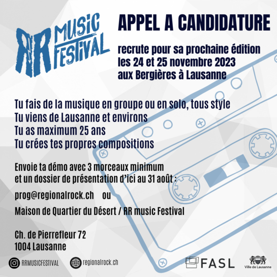 recrute pour sa prochaine édition les 24 et 25 novembre 2023 aux Bergières à Lausanne.png
